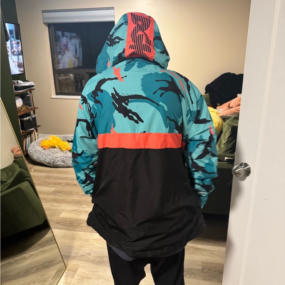 Colorful Camouflage Hooded Jacket